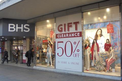 BHS has gone all out in promoting discounts in its first winter Sale under new owner Retail Acquisitions